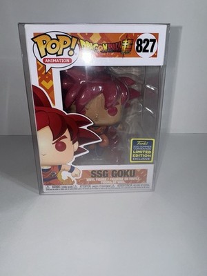 Funko POP! Dragon Ball Super SSG Goku 827 Vinyl Figure for sale