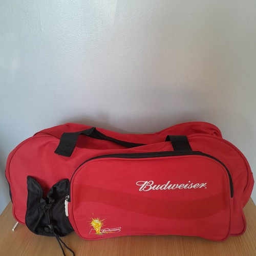 Budweiser 2010 Football World Cup Promotional Duffle Travel Bag Large - Picture 1 of 10