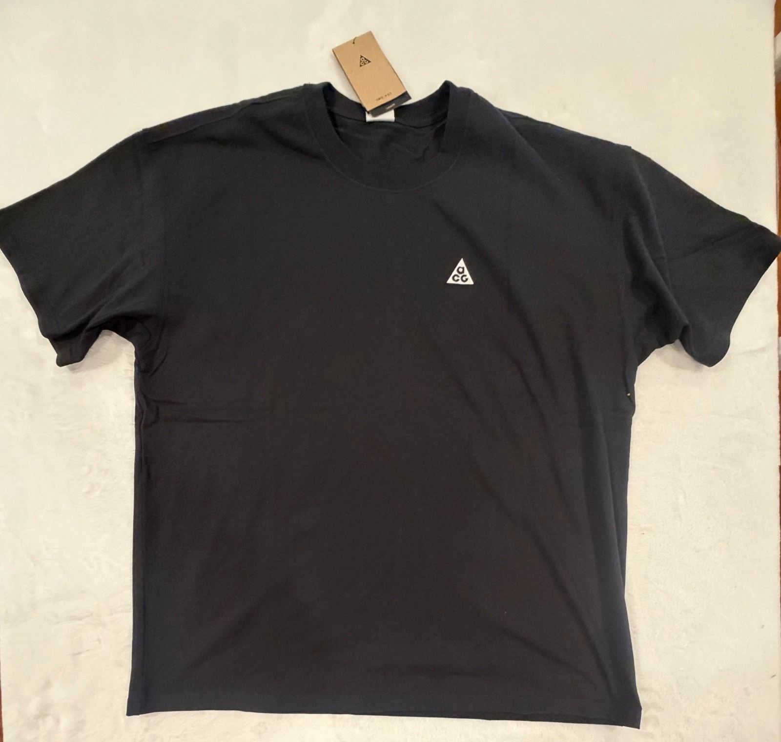 NEW Nike ACG Dri-FIT Loose Fit Black T Shirt Short Sleeve HJ0798-010 Size Medium