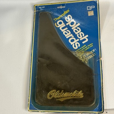 Vintage Thermoflex Oldsmobile Splash Guards Mud Flaps NOS Pair w/ Hardware USA