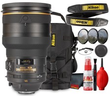 Nikon AF S NIKKOR 200mm f2G ED VR II Lens + More
