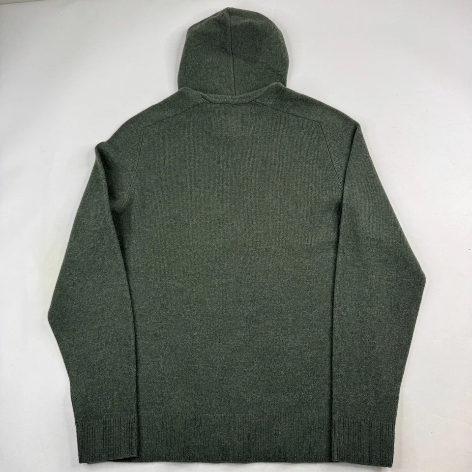 Suéter con Capucha Royal Robbins Unisex Medio Verde 100% Lana Merino Manga Larga Foto 2 de 4
