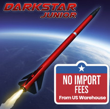 Wildman Darkstar Jr. High Power Rocket Kit 38mm Fiberglass Model 07280 Made in U