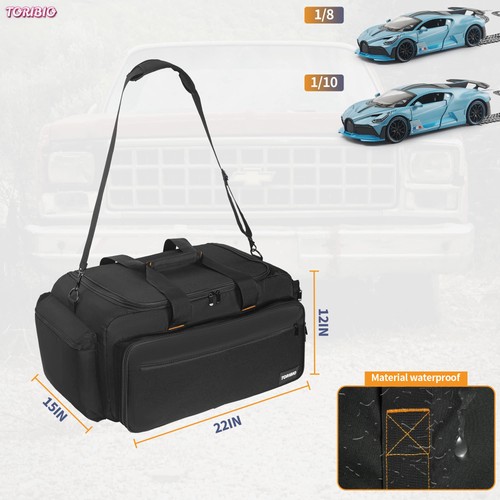 TORIBIO Storage Bag for 1/8 & 1/10 RC Car Water-resistant Carrying Case With ... - Picture 2 of 8