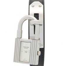 HERMES Kelly watch Wrist Watch KE1.210 Quartz Gold Plated Leather Used Women