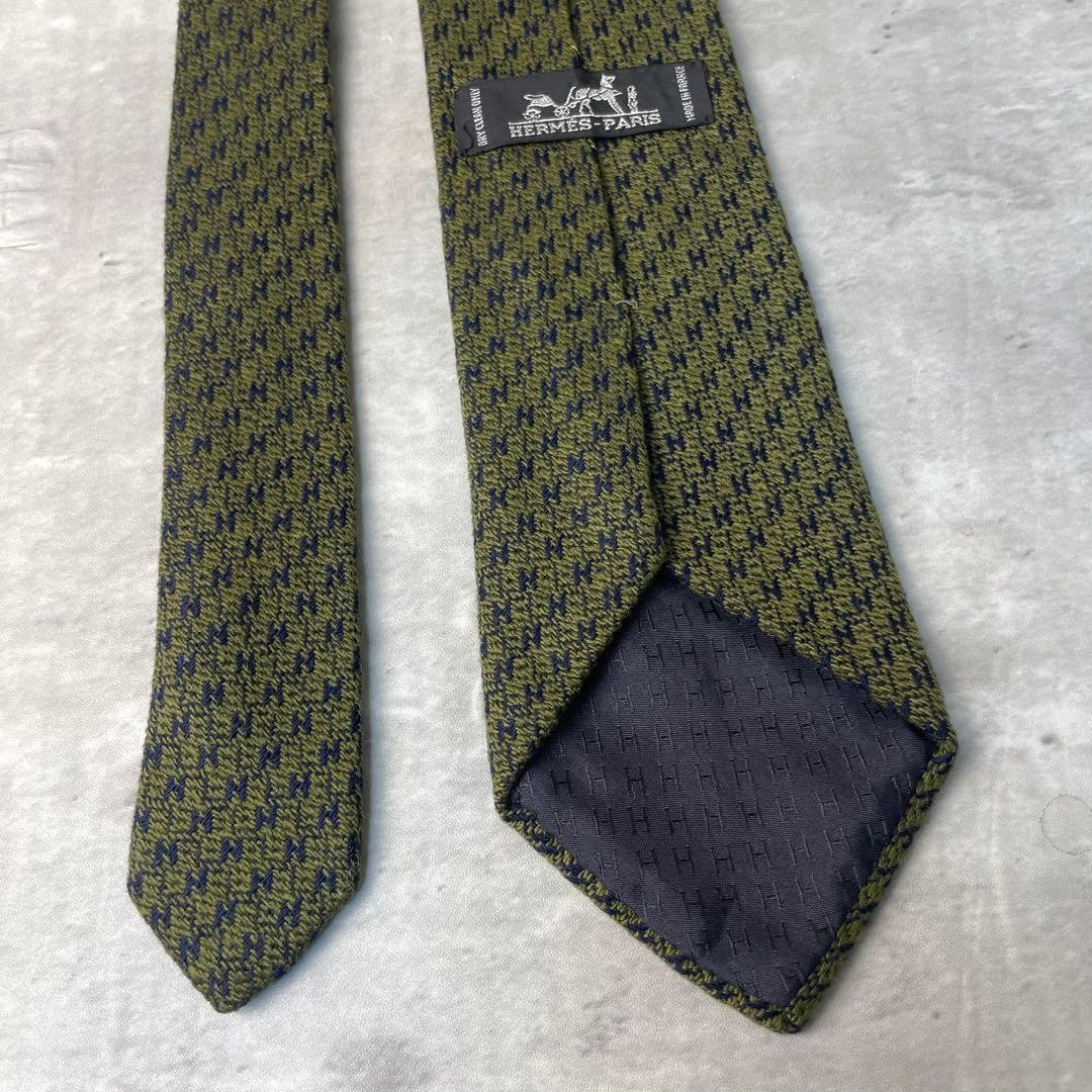 Excellent Condition HERMES H Pattern All Logo Cas… - image 7