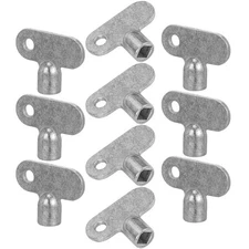  10 Pcs Raditor Bleed Key Radiator Bleeding Air Valve Socket Keys for
