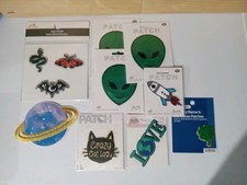 Iron On Patch Lot Aliens Planet Mixed Cat Love