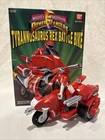 Vintage 1993 Power Rangers Tyrannosaurus Rex Battle Bike COMPLETE SET & BOX