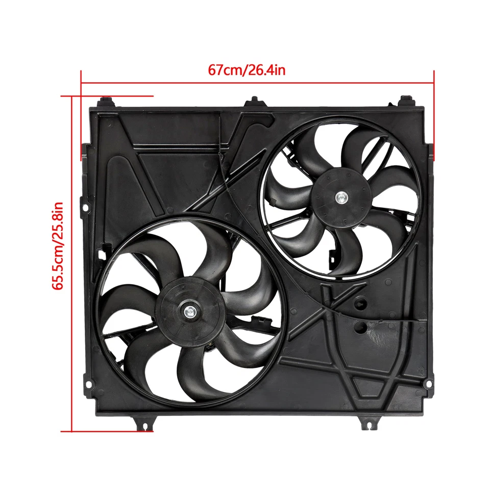 Ventilador de refrigeración del radiador apto para Kia Sorento 2,5 L V6 2003 2004-2006 621040 620-729 Foto 2 de 4