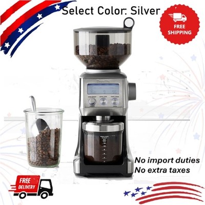 Breville Smart Grinder Pro Conical Burr Grinder, Silver, Removable, Durable