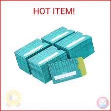 Stockroom Plus Key Card Envelopes - 500 Pack, Teal, 2.4 x 3.5 in - Hotel Key Sle