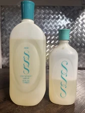 Vtg NEW SEALED AVON SKIN SO SOFT BATH OIL ORIGINAL 16 OZ & 8oz Used