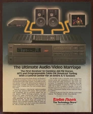 1988 Radio Shack AV-900 Stereo Receiver Vintage Print Ad