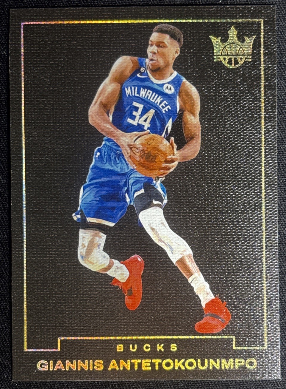 2023-24 Panini Court Kings Giannis Antetokounmpo Blank Slate #7 Bucks
