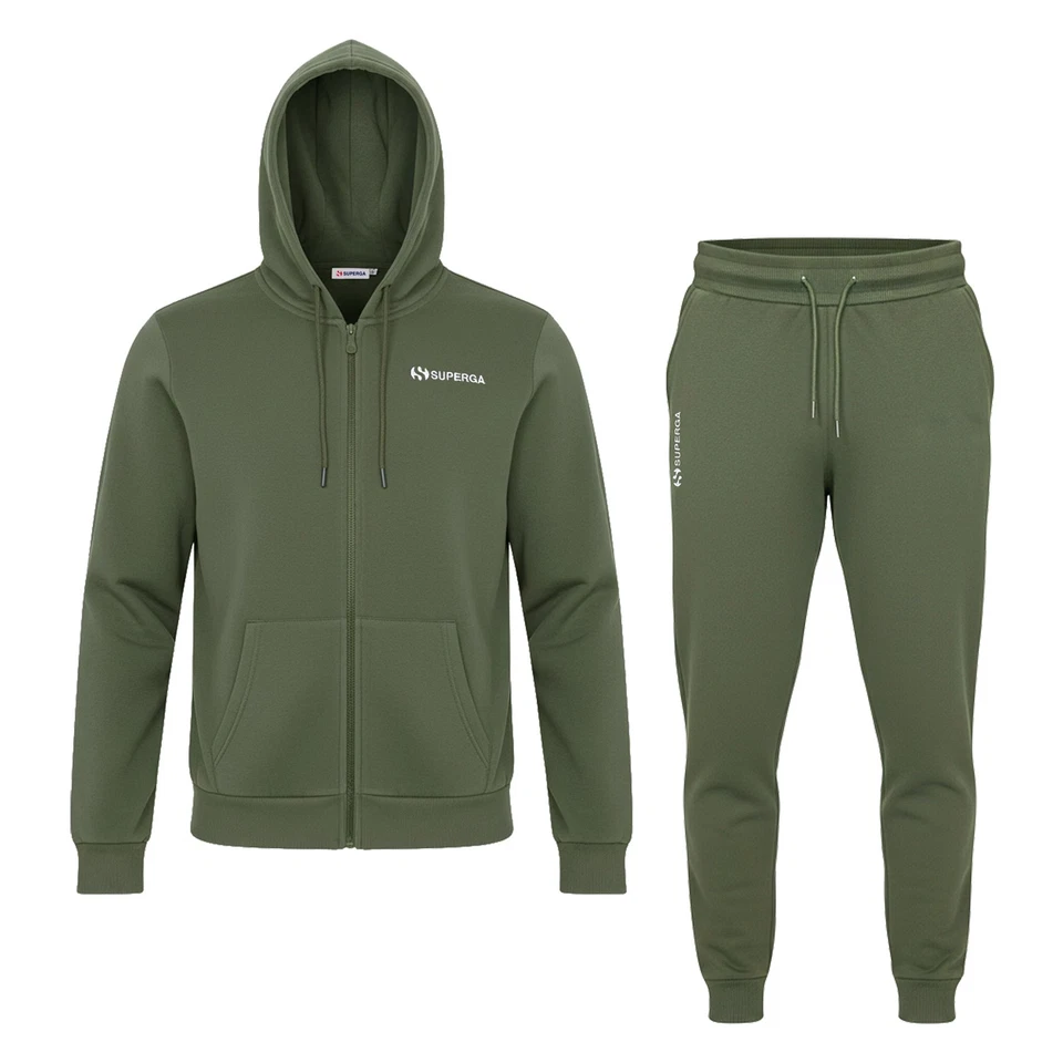 Tuta Uomo SUPERGA Cotone Felpato Full Zip - Vari Modelli