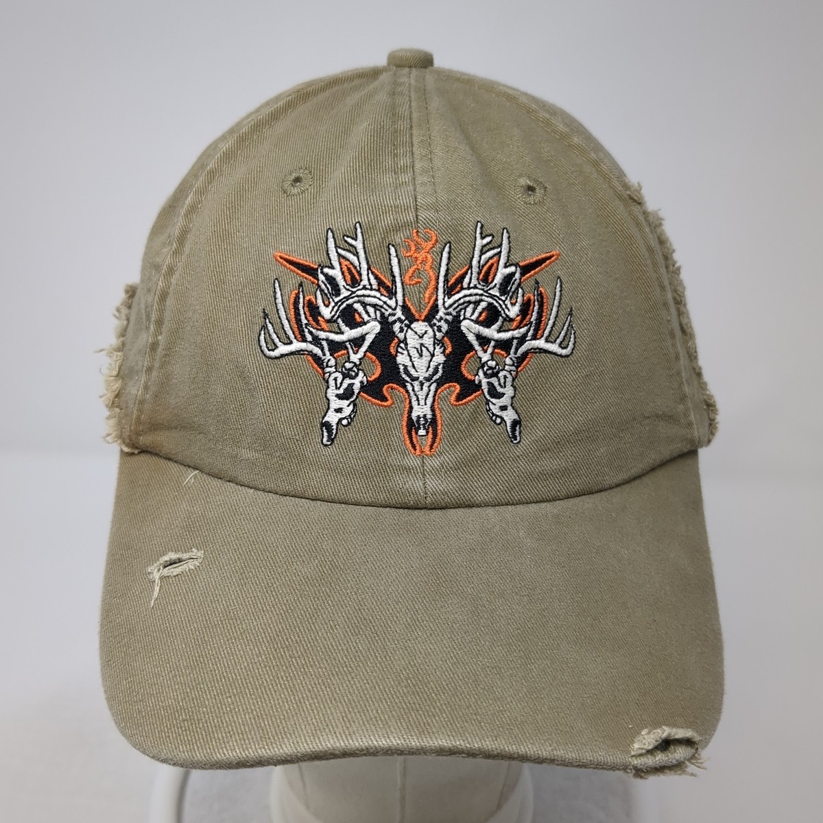 Browning Strapback Baseball Cap Brown One Size Adjustable  display picture 3
