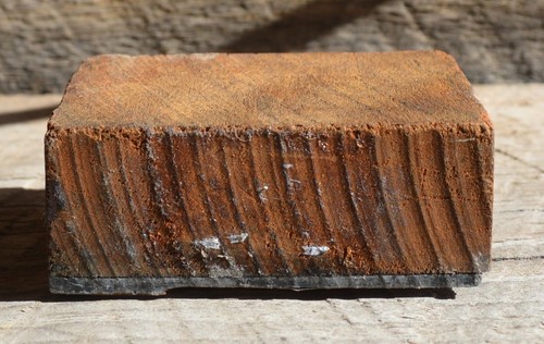 VTG Printer's Copper & Wood Letterpress Printing Block AH HA 2 Men Head Bucket - Picture 7 of 10