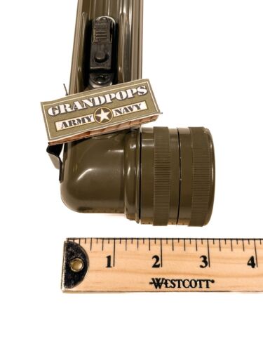 US MILITÄR AUSGABE FULTON MX-991/U OD GRÜNE WINKELKOPF TASCHENLAMPE HERGESTELLT IN DEN USA *NEU* - Bild 16 von 16