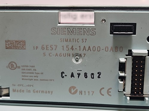Siemens 6ES7154-1AA00-0AB0 used 6ES71541AA000AB0 - Bild 3 von 3