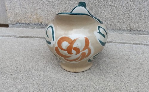 Fioriware Pitcher Creamer Zainseville, OH Clay Stoneware Art Pottery - Picture 4 of 11
