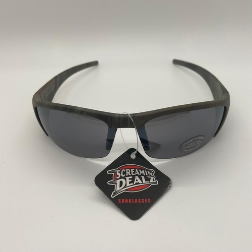 Mops Herren Sonnenbrille mit Seitenschutz Camouflage bruchsicher Jagd 100 % UV-Schutz - Bild 2 von 8