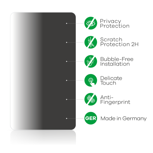 Samsung Galaxy Note 10 Plus ,upscreen® Privacy Screen Protector Anti-Spy Peeping - Picture 6 of 7