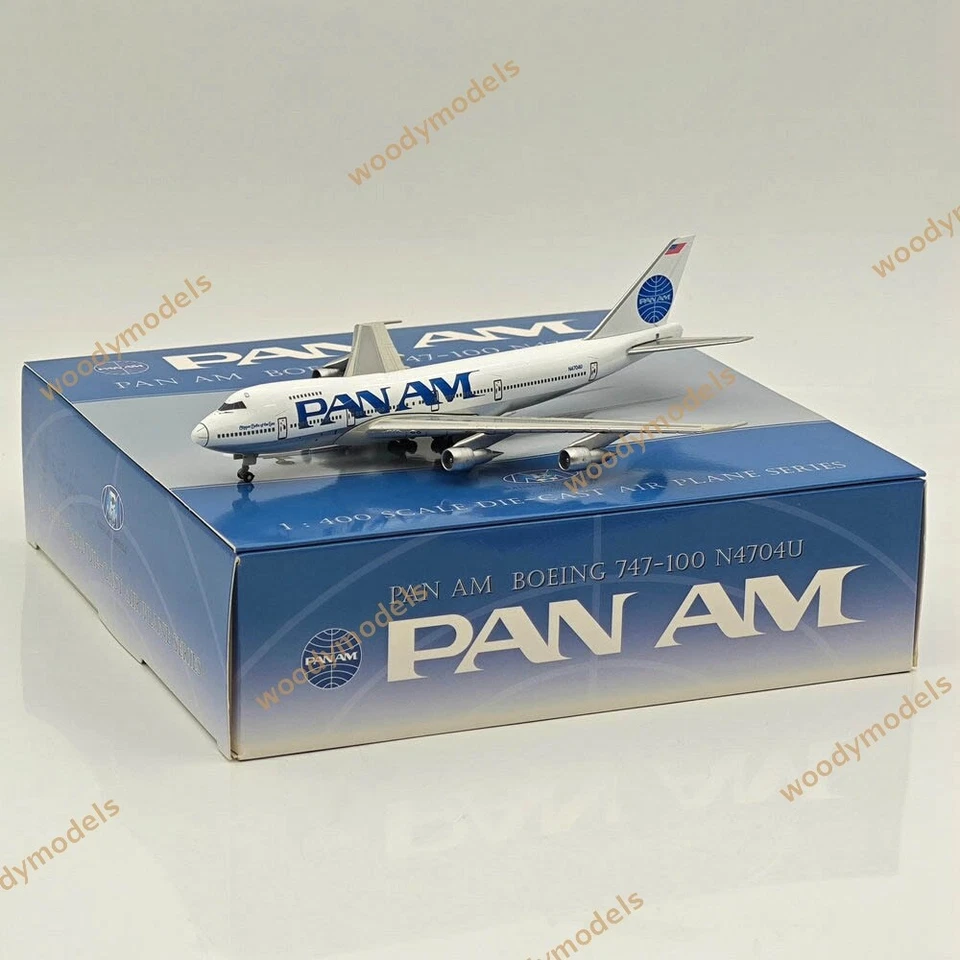 RM 1:400 scale Pan Am Boeing 747-100 N4704U Diecast Aircraft Model - Image 4 of 4