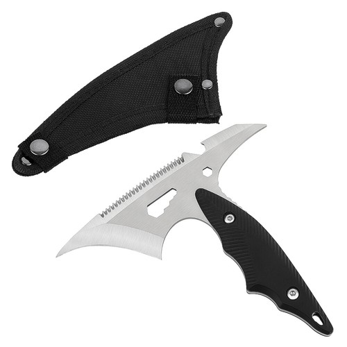Tactical Hunting Knife with Sheath Fixed-Blade Knife for Camping Hiking 6.2”x 6” - Picture 3 of 5