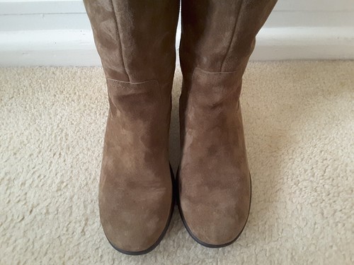 Más High Suede Lomand Boots Excelente cuesta Uk caliente veces 120 desgastado £ 4 Brown Dos Knee arxqxXUw