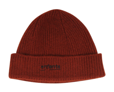 Enfants Riches Deprimes Loro Piana Logo Beanie Red Black Enfants Riches Deprimes Loro Piana Logo Beanie Red Black