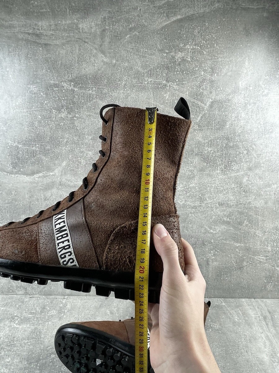 Bikkembergs Archives 90s High Suede Brown Trainers Boots Bikkembergs Archives 90s High Suede Brown Trainers Boots