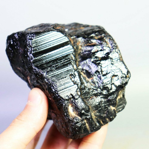 1.75lb Natural Black Tourmaline Quartz Crystal Stone Original Mineral Specimen - Picture 4 of 11