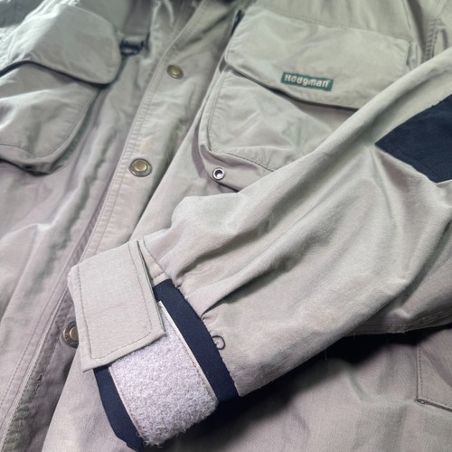 Chaqueta Hodgman Para Hombres XL Capucha Pesca Caza Abrigo Carga Caminata Campamento Lona De Colección - Imagen 15 de 16