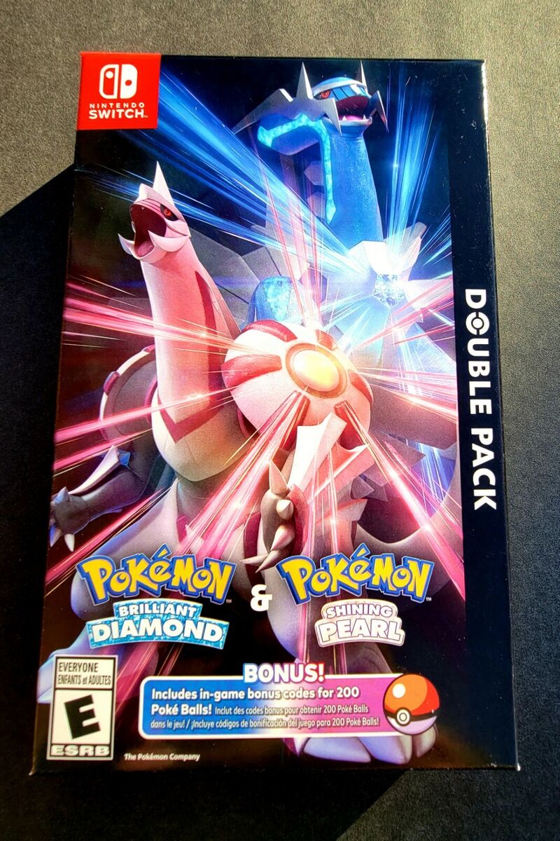 Pokemon Brilliant Diamond and Shining Pearl Double Pack Unboxing for  Nintendo Switch 