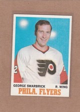 1970-71 TOPPS HOCKEY GEORGE SWARBRICK #82 FLYERS EXMT *A30143