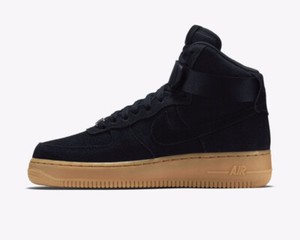 nike air force 1 high black suede gum