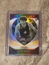 2021 Panini Prizm Draft Picks #9 Jalen Green Rookie Brilliance Silver Prizm SP 