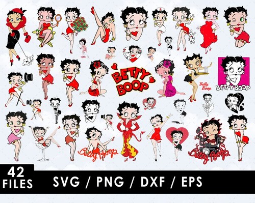 Betty Boop SVG, BettyBoop Cricut Designs, Cut Files, SVG for Cricut
