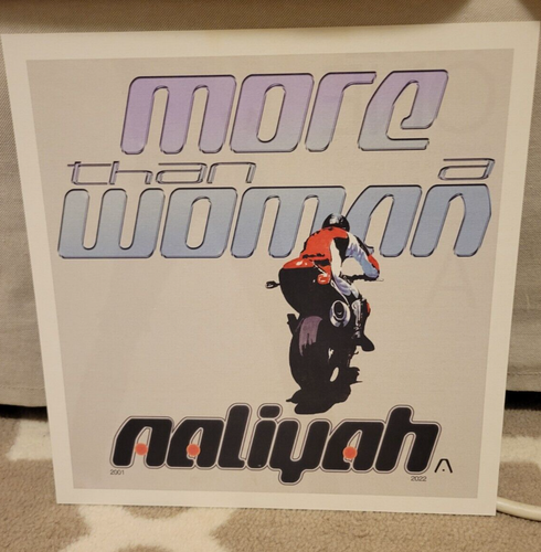 AALIYAH S/T Rose Marbled 2xLP Vinyl Me Please w/ VMP Art Print + Obi NM/NM - Picture 2 of 3