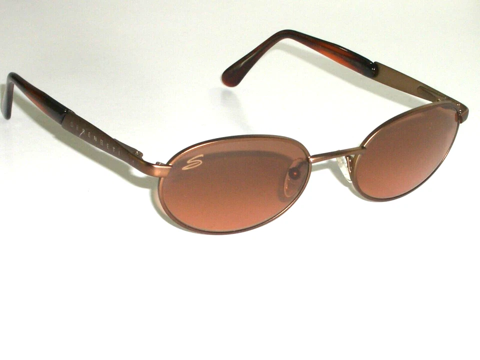 SERENGETI CONDOR 6673 LENTE DE CRISTAL ROSA DEGRADADO ELEGANTES GAFAS DE SOL FLEXIBLES OVALADAS COMO NUEVAS Foto 2 de 4