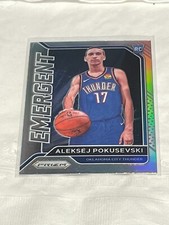 Aleksej Pokusevski 2020 Panini Prizm Emergent Prizms Silver #12 Basketball Card