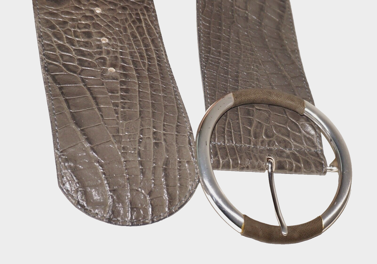 STREETS AHEAD Gray Embossed Leather 3