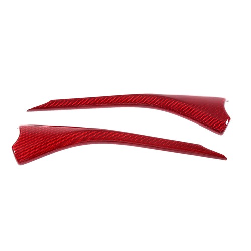 Red Real Carbon Fiber Full Interior Set Decor Cover Trim Kit for Corvette C8 20+ - Picture 420 of 444
