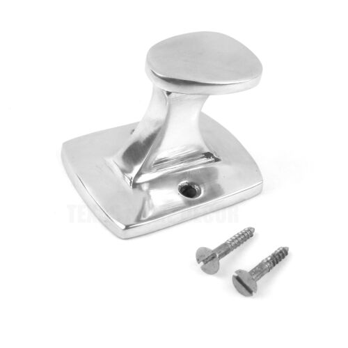 Boat Cleat Door Robe Hook Polished Aluminum Alloy Coat Towel Hanger Nautical - Picture 2 of 4