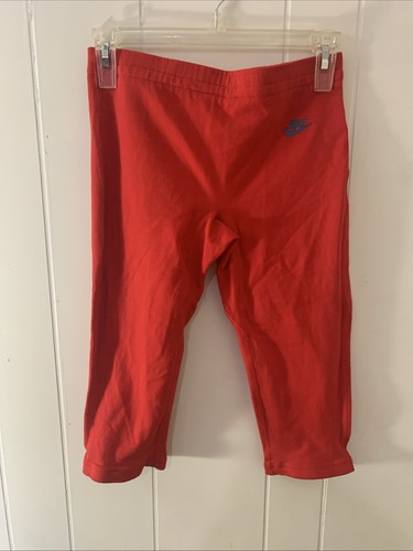 nike m capri red spandex vintage
