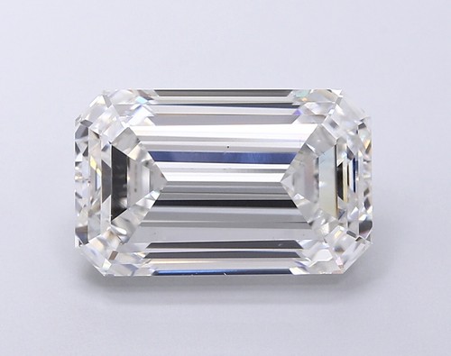 7 CT Emerald Cut Lab Grown Diamond For Engagement Ring - IGI Certified - Picture 4 of 4