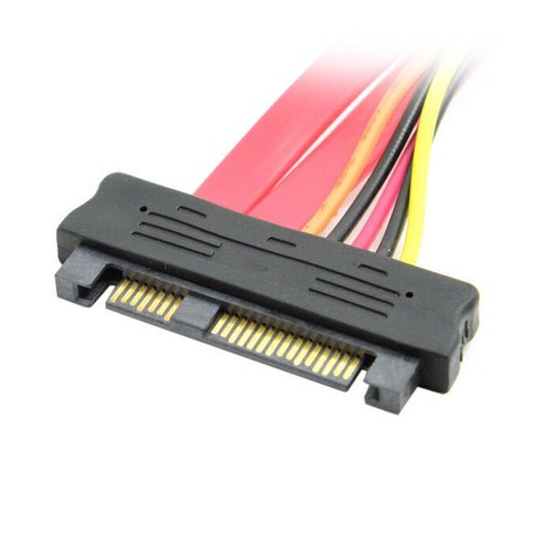SFF-8482 SAS SAS Hard Disk Drive Cable 29Pin Male to Female Extension Cable 50cm - Picture 2 of 4
