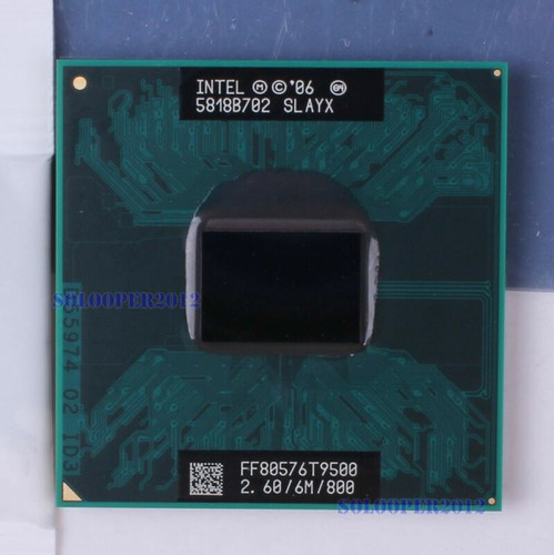 Free Shipping Intel Core 2 Duo T9500 (SLAYX) CPU Processor 2.6GHz - Picture 1 of 1