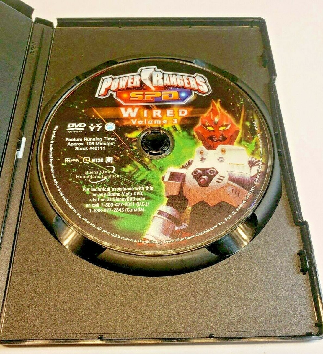 🔴Power Rangers S.P.D. Vol. 3: Wired (DVD, 2005